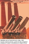 Fascismo – Inquadramento Festa del lavoro – Manifesto